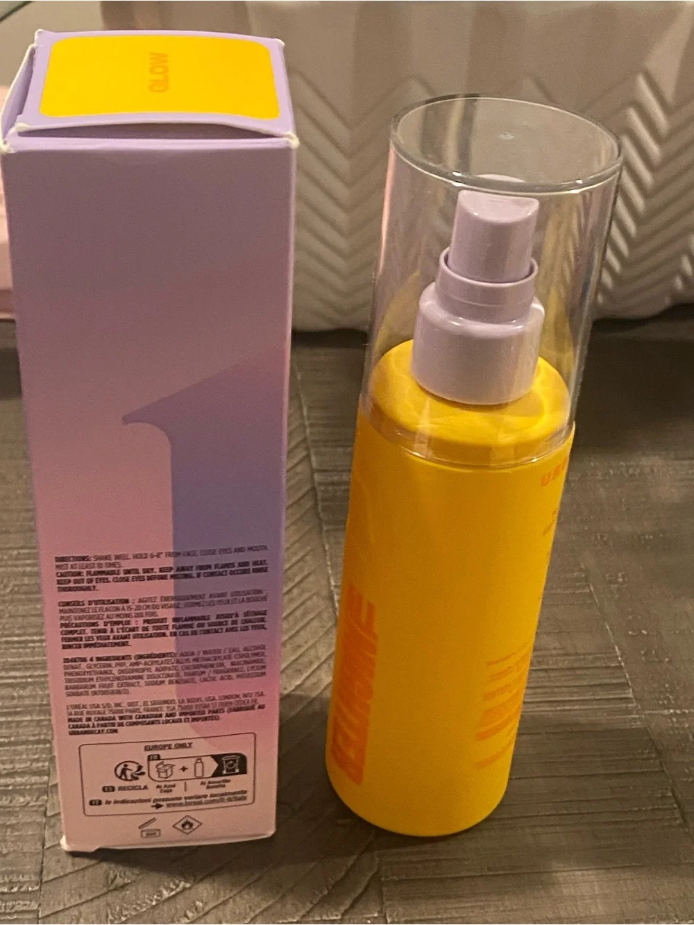 Urban Decay All Nighter All day Makeup Setting spray glow finish 4 fl oz
